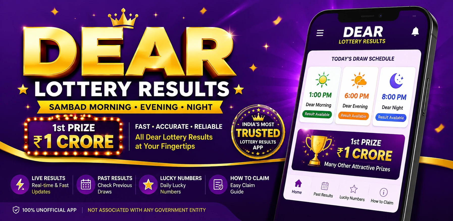 Dear lottery 2026 - Download the app