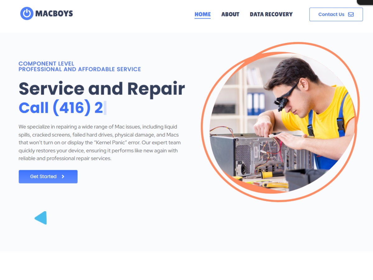 Rapid Fixer Computer Repair Website
